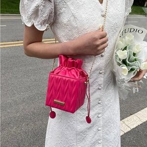 Pink Bucket Bag